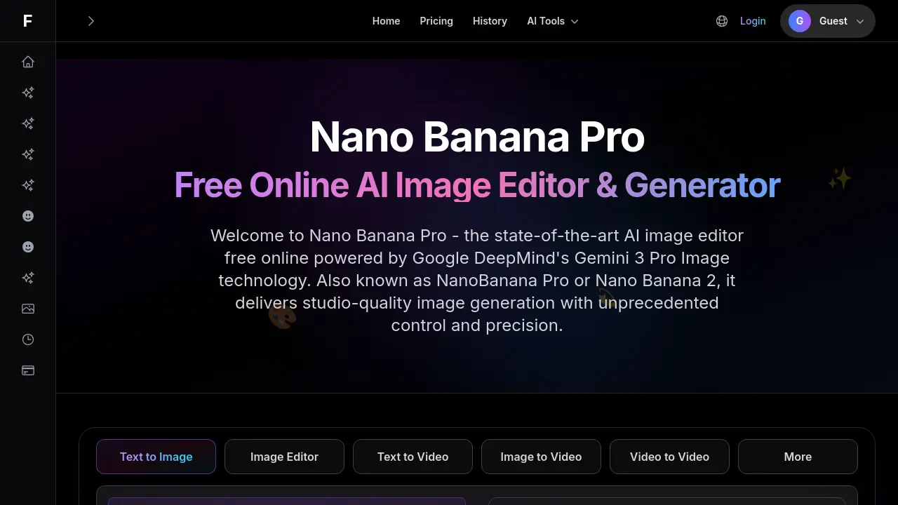 Nano Banana Pro - Free Online AI Image Editor & Generator with Studio ...