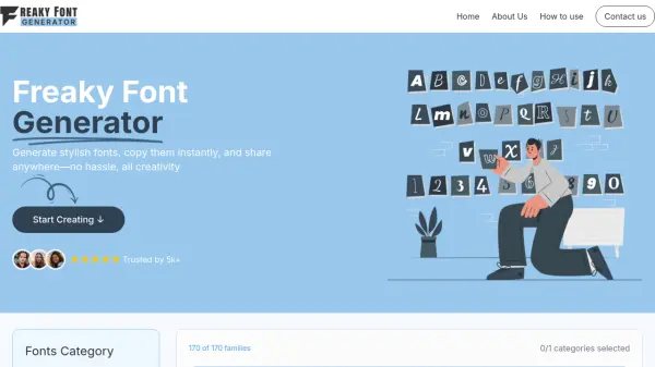 Freaky Font Generator
