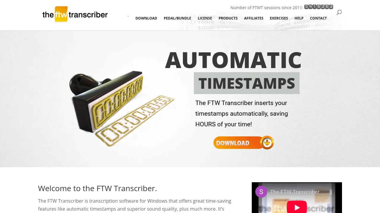 FTW Transcriber screenshot