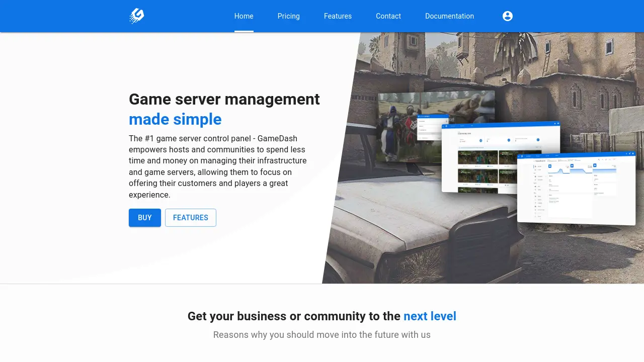 GameDash - Game server management made simple