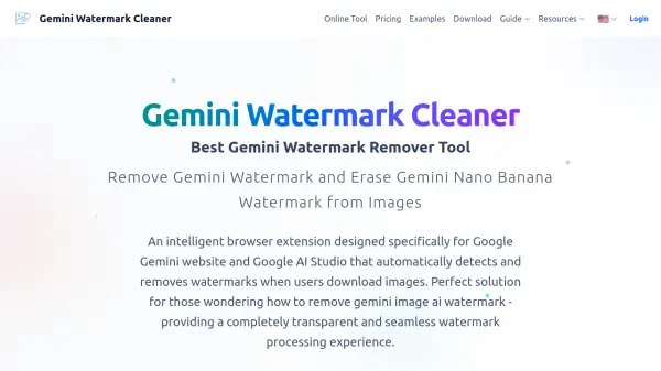 Gemini Watermark Cleaner