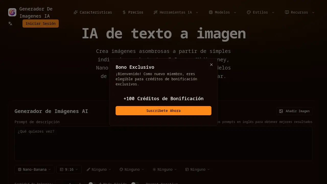 Generador De Imagenes IA screenshot