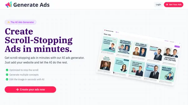 Generate Ads AI
