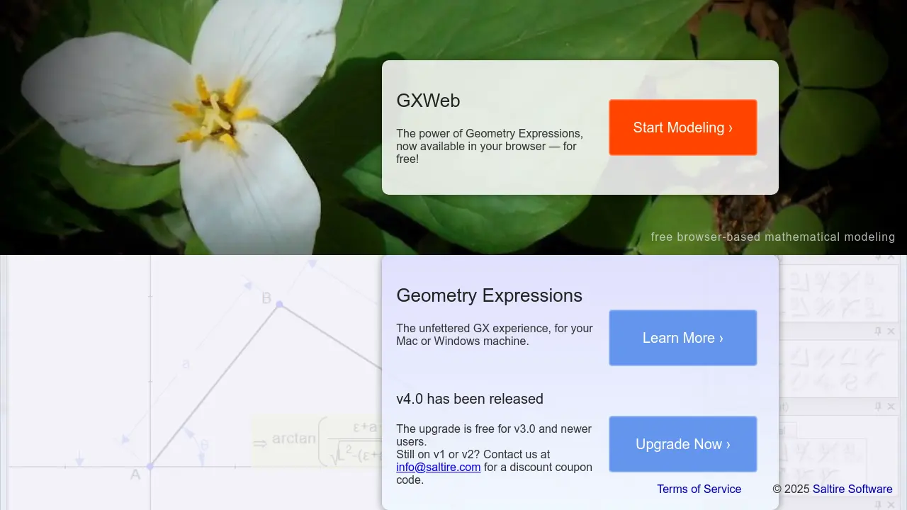 Geometry Expressions - Powerful mathematical modeling software for ...