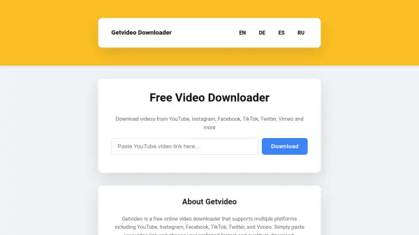 Getvideo Downloader
