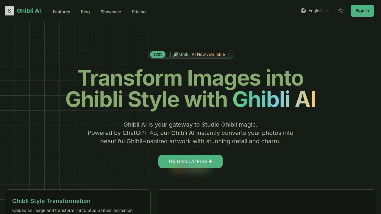 ghibli-ai.io screenshot
