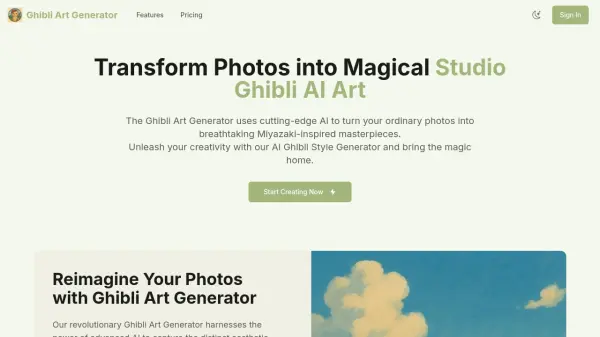 Ghibli Art Generator