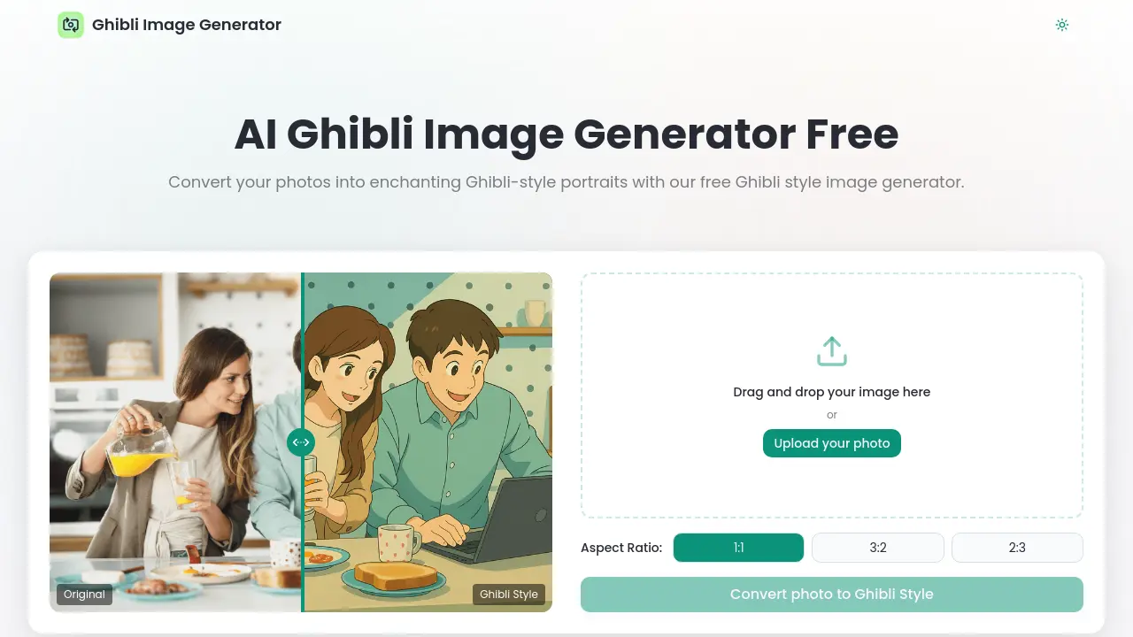 ghibli-image-generator.com screenshot