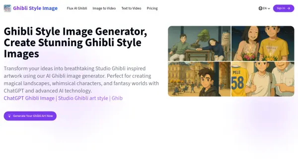 Ghibli Style Image Generator