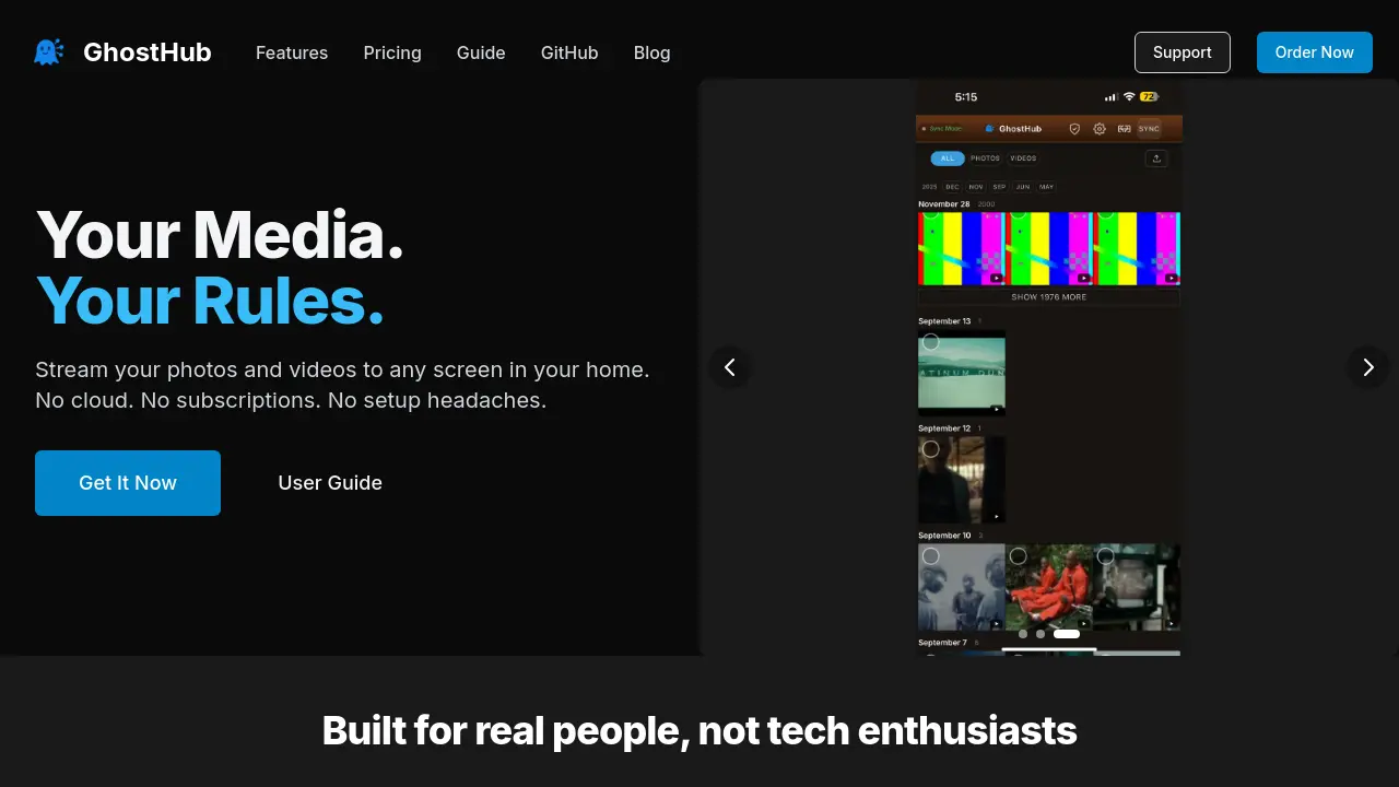 GhostHub - Your Media. Your Rules.