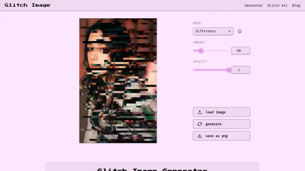 Glitch Image Generator