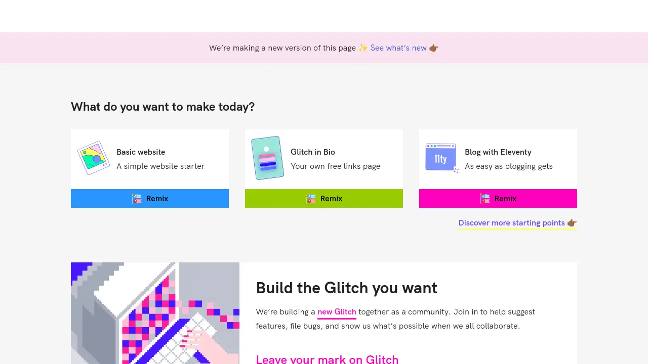 Glitch - The friendly community where everyone builds the web.