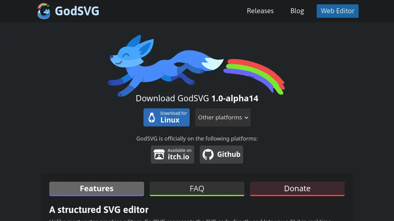 GodSVG - A structured SVG editor with real-time code editing and ...