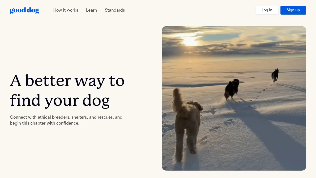 Good Dog - A better way to find your dog