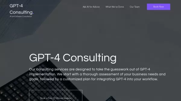 GPT-4 Consulting