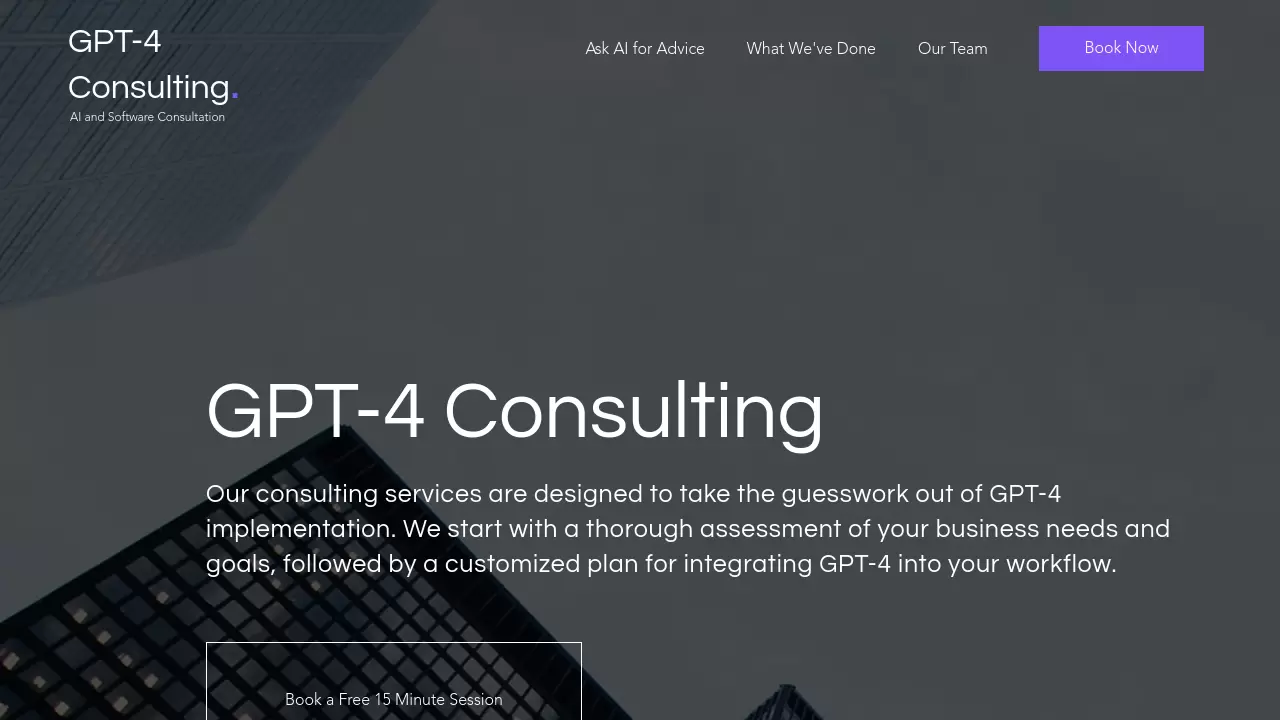 GPT-4 Consulting