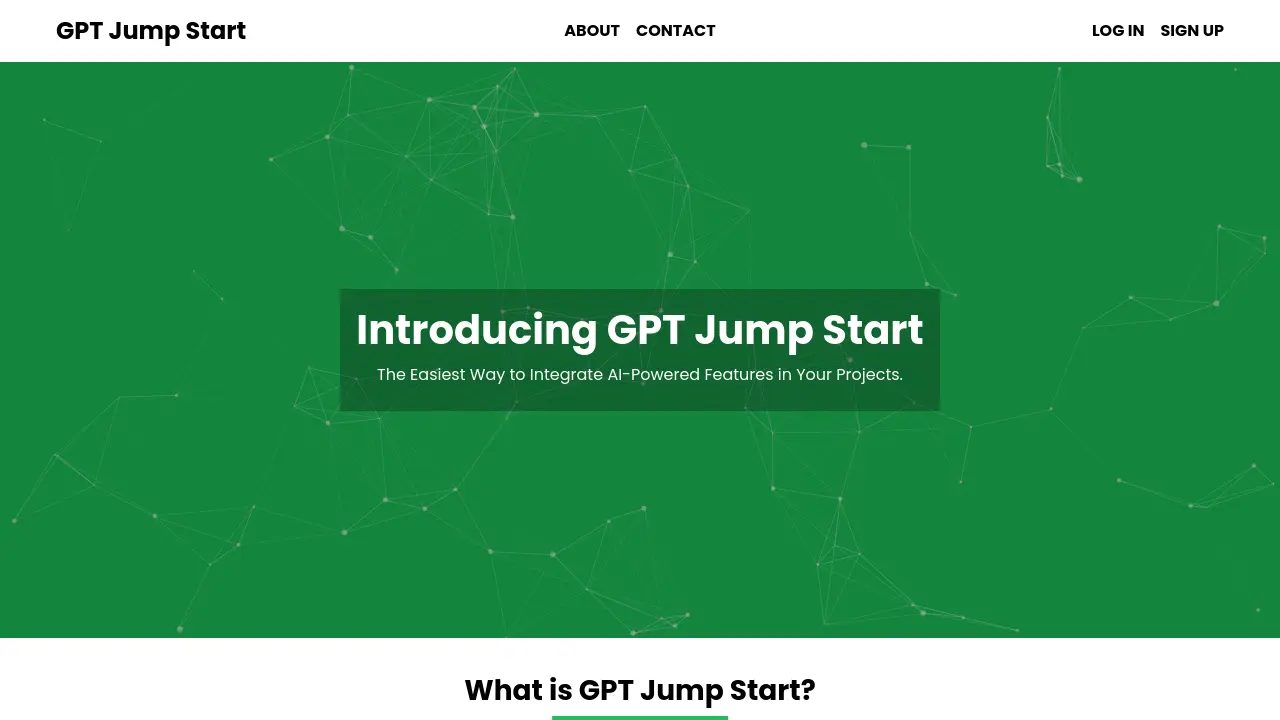 GPT Jump Start - The Easiest Way to Integrate AI-Powered Features in ...