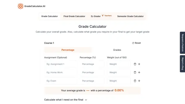 Grade Calculator