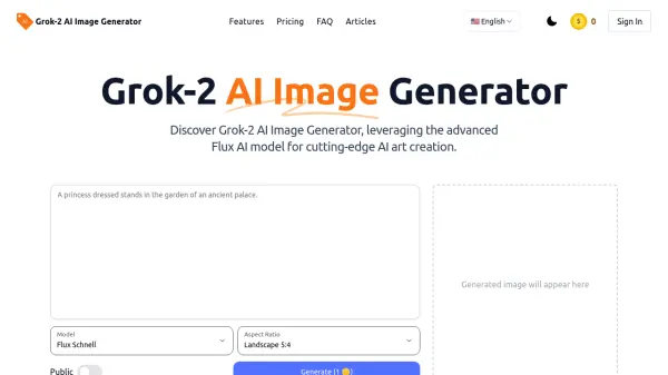Grok-2 AI Image Generator