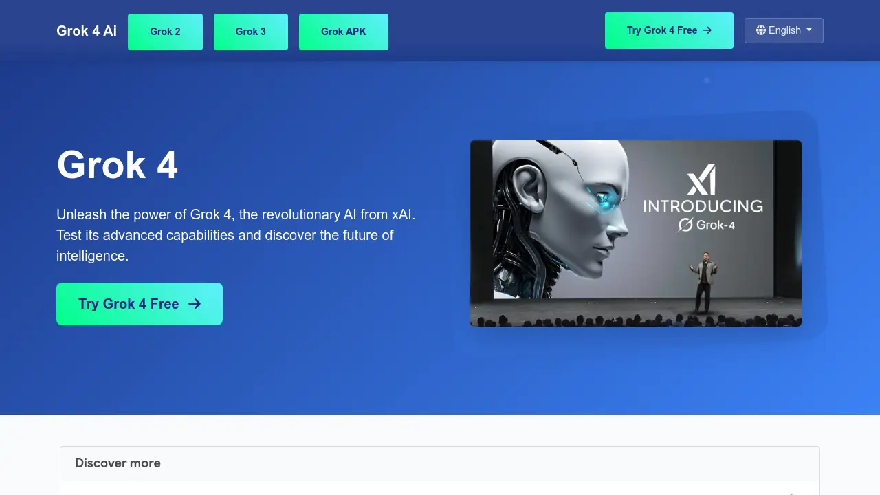 Grok 4 - Unleash the power of revolutionary AI with advanced reasoning ...
