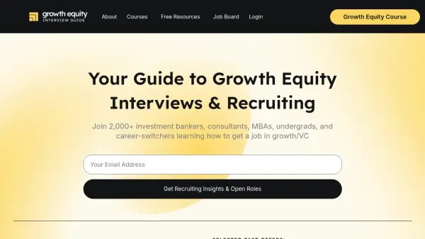 Growth Equity Interview Guide