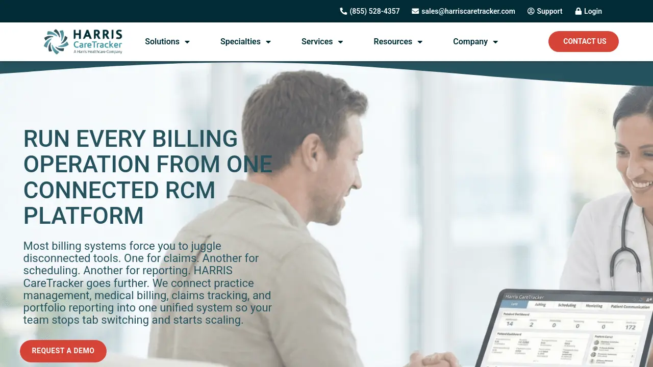 HARRIS CareTracker - Unified RCM Platform Connecting Practice ...