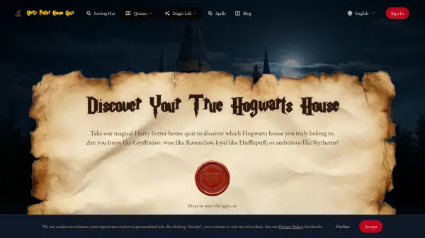 Harry Potter House Quiz