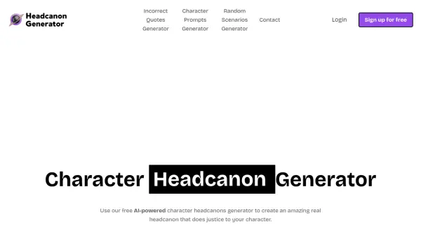 headcanongenerators.com