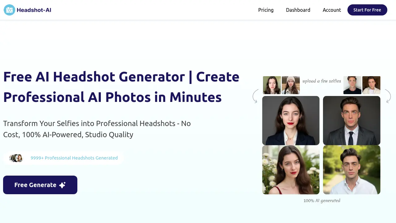 Headshot-AI.PRO screenshot