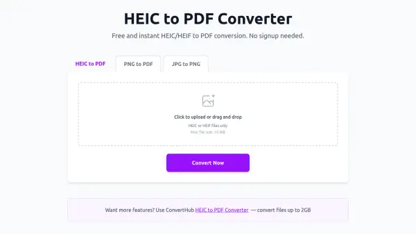 HEIC to PDF Converter