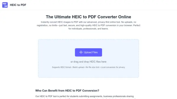 HEIC to PDF