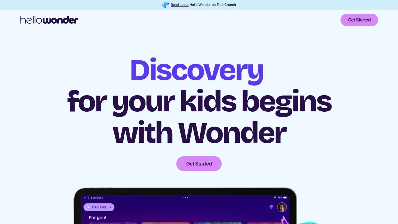 Hello Wonder - An AI browser fostering safe and curious exploration for ...