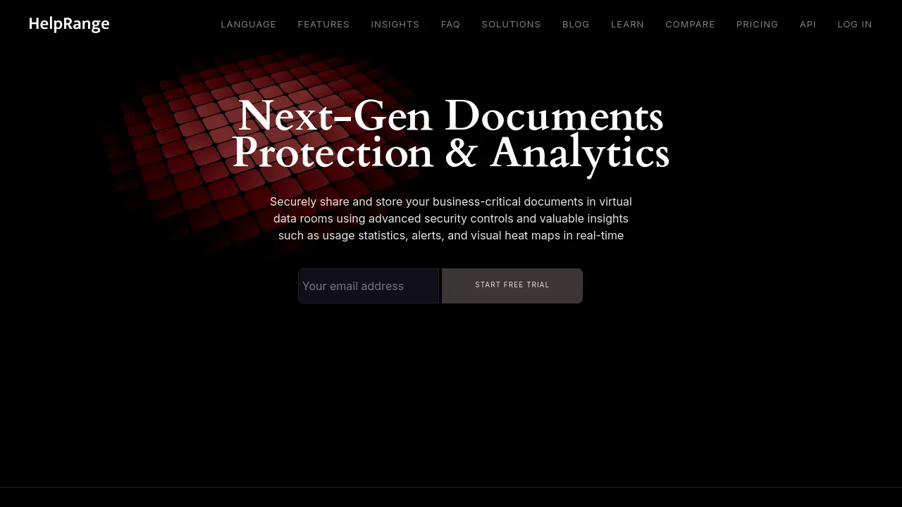 HelpRange - Secure Document Sharing and Analytics for Businesses