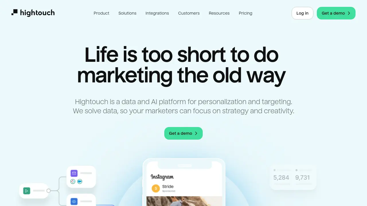 Hightouch - Data and AI Platform for Personalization and Targeting