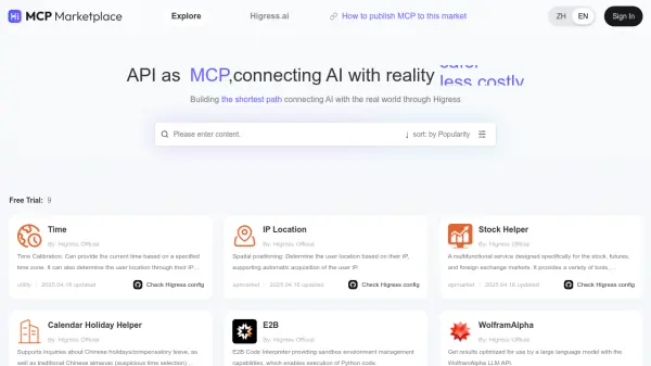 Higress.ai MCP Market