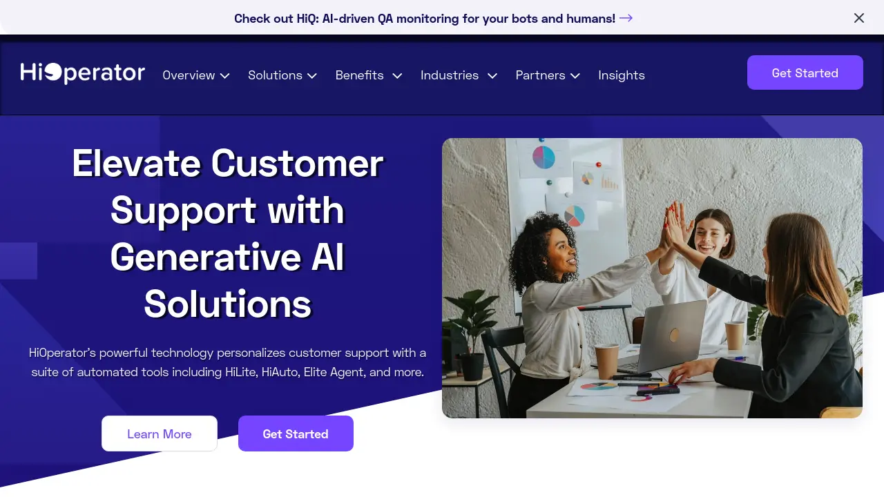 Elevate Operator HiOperator - Elevate Customer Support with Generative AI Solutions