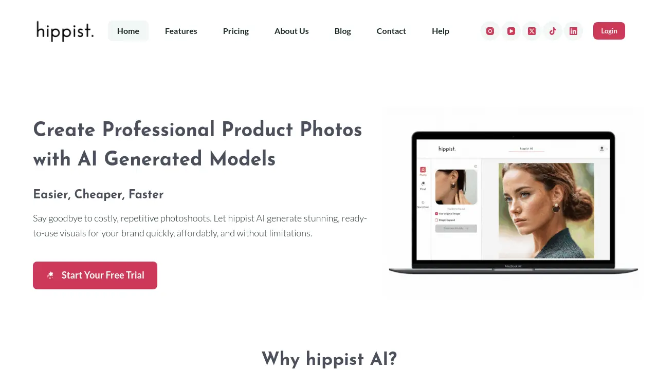 hippist AI screenshot