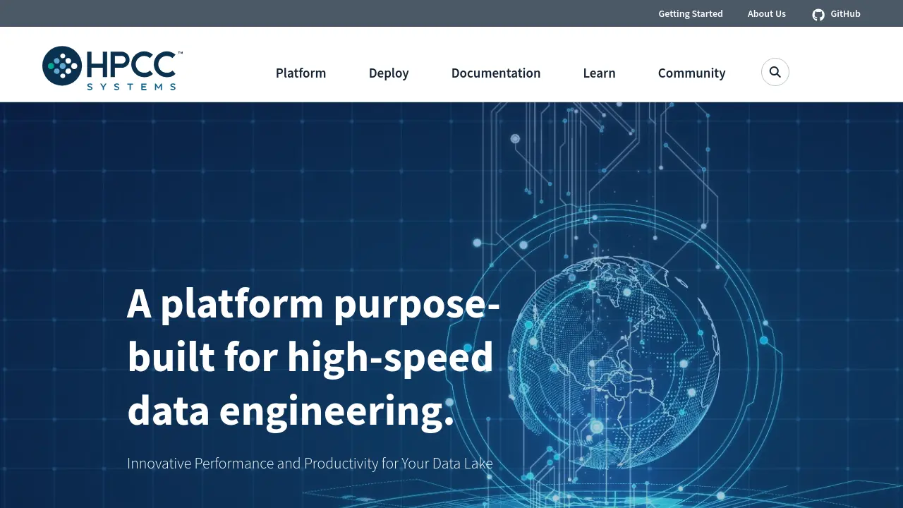 HPCC Systems - Open Source Platform for High-Speed Data Engineering and ...