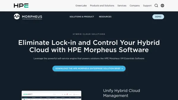 HPE Morpheus Enterprise Software