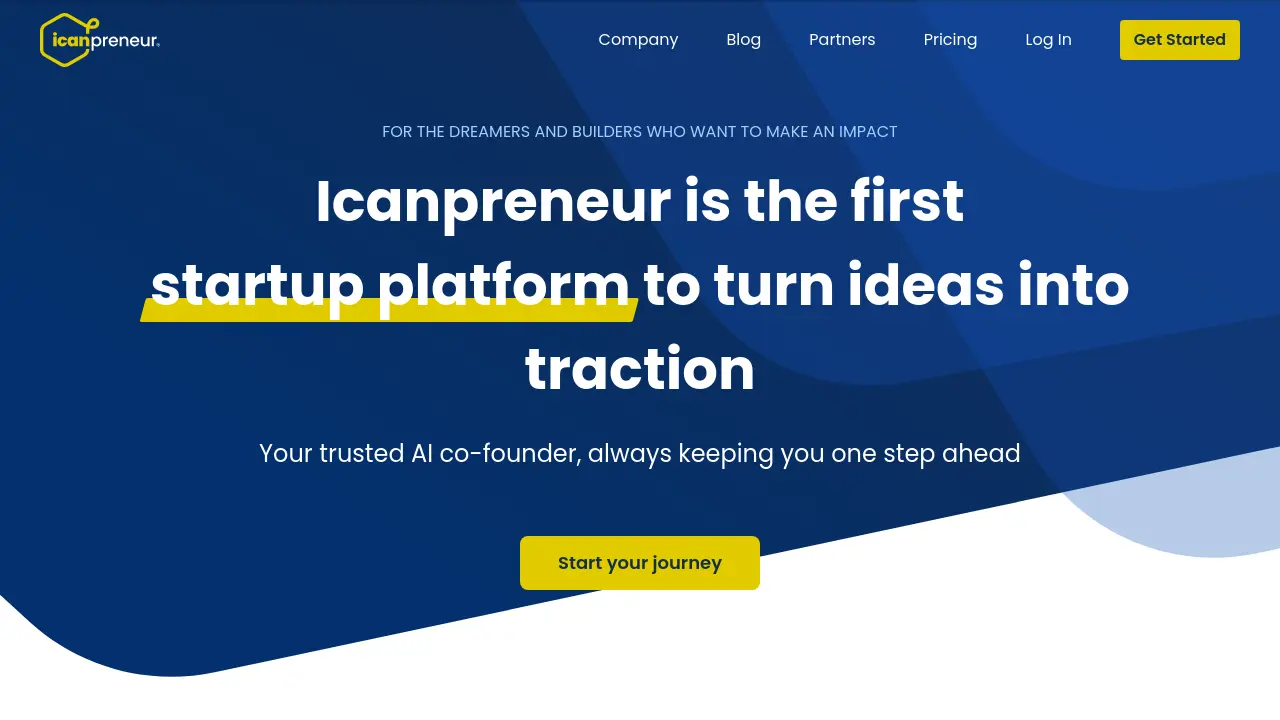 Icanpreneur screenshot