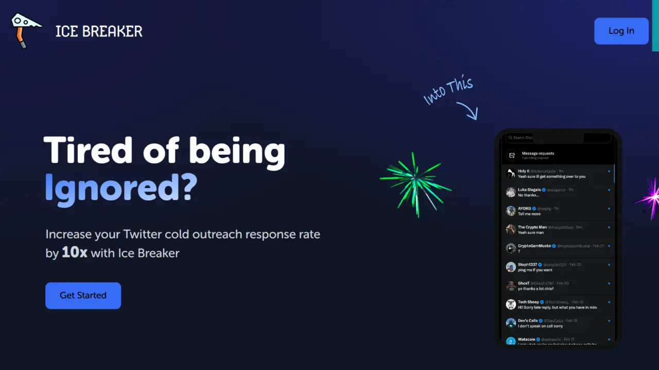 Ice Breaker - Increase Your Twitter Cold Outreach Response Rate by 10x