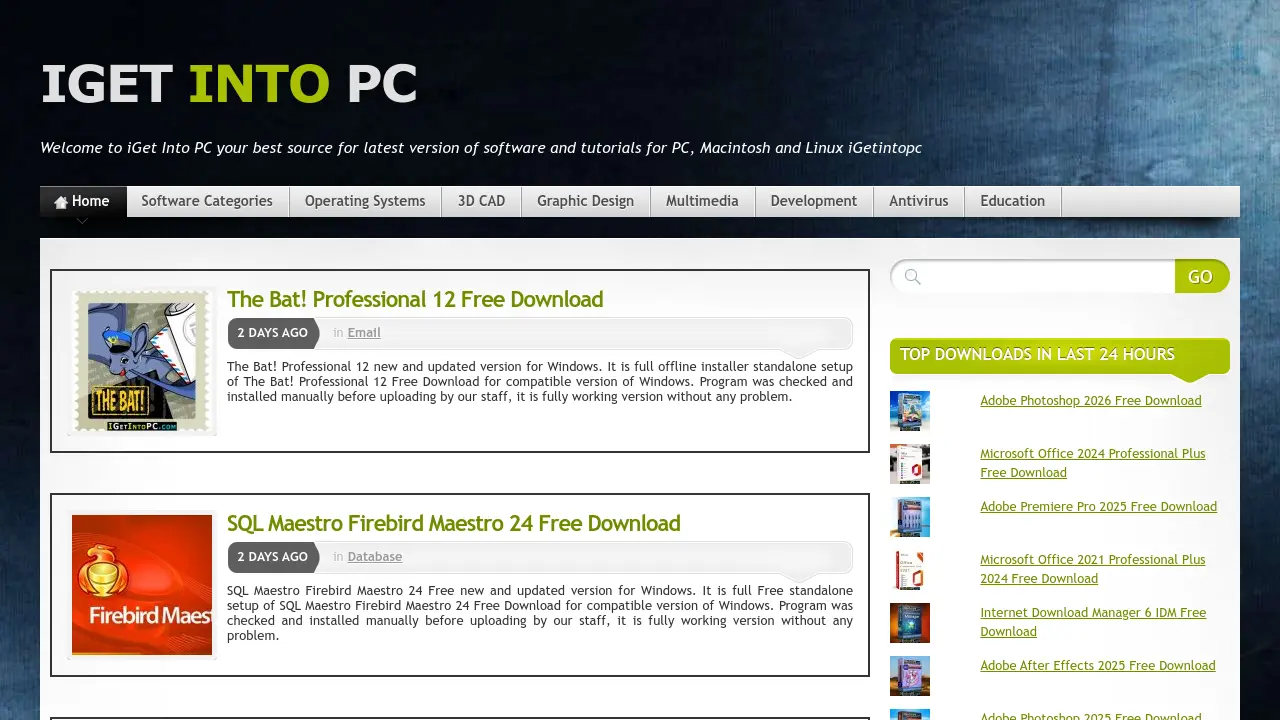 iGet Into PC - Your best source for latest version of software and ...
