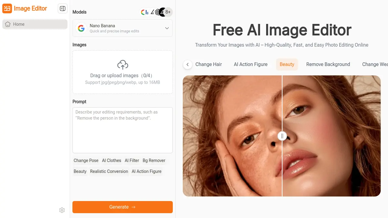Image Editor - Quick and precise image edits with AI