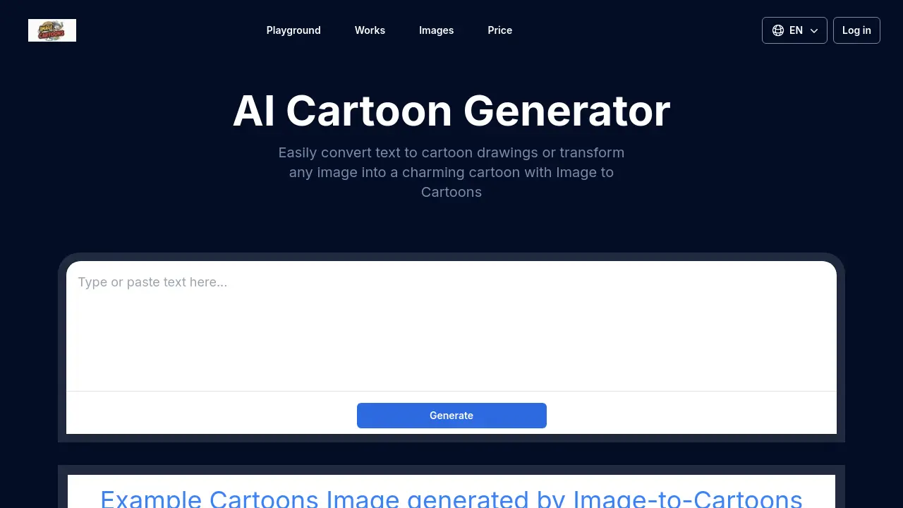 Image to Cartoons screenshot
