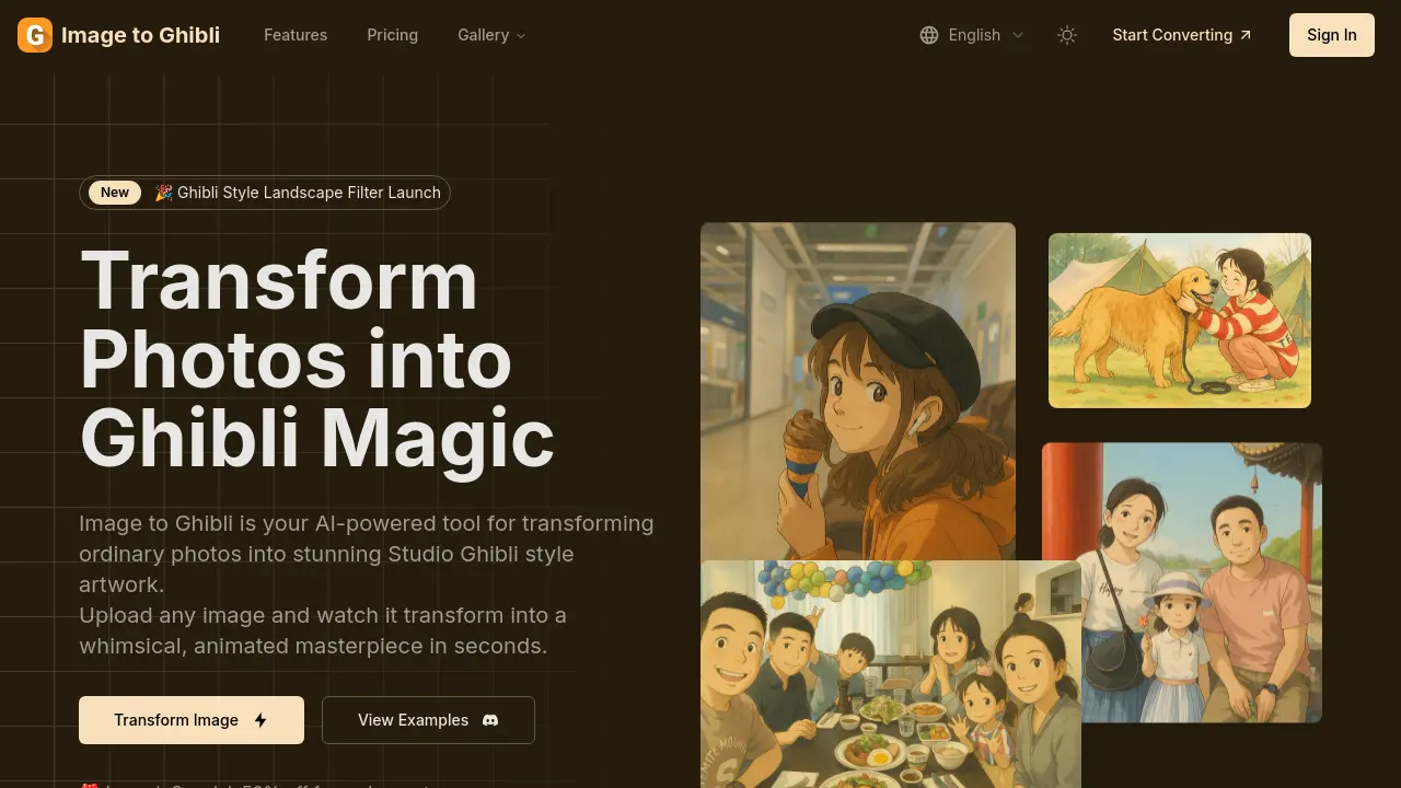 Image to Ghibli screenshot