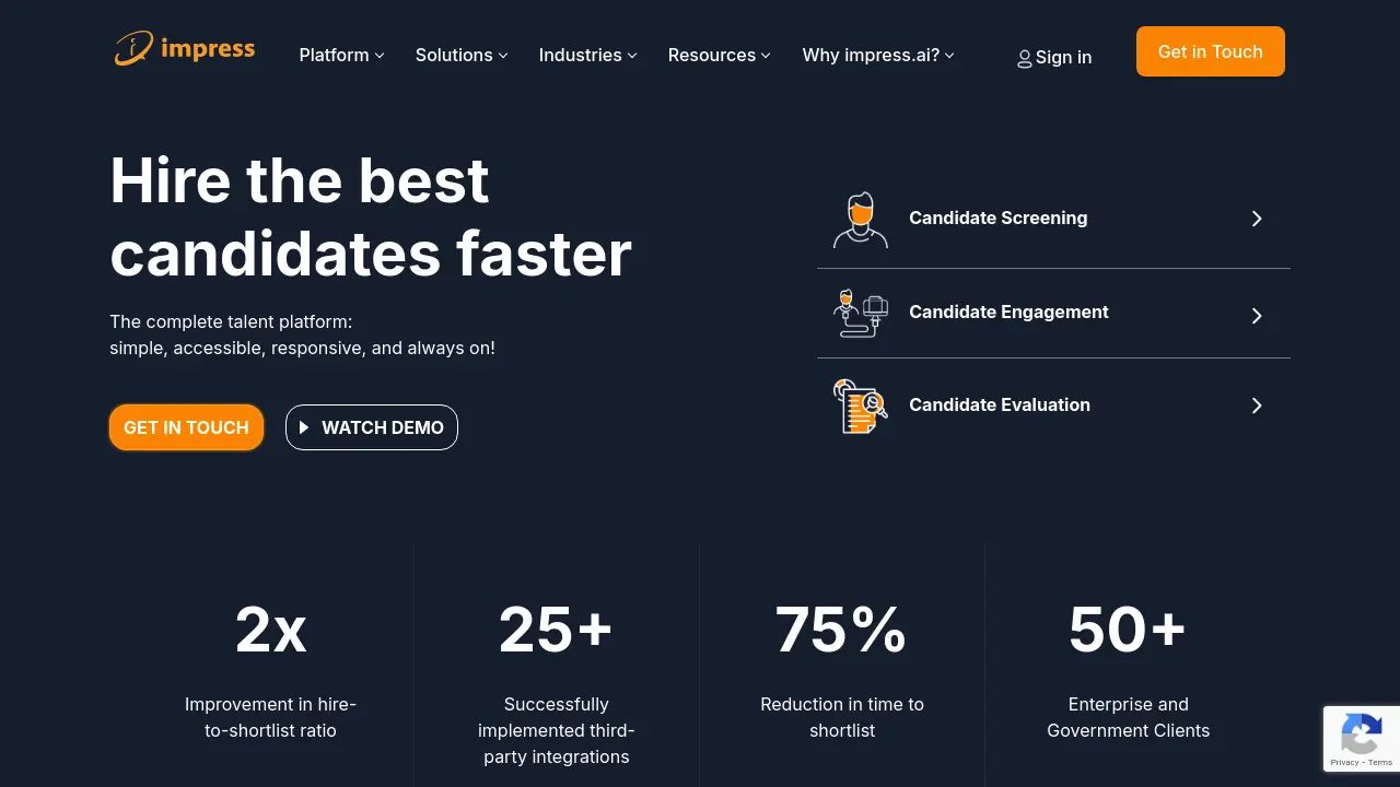 impress.ai screenshot