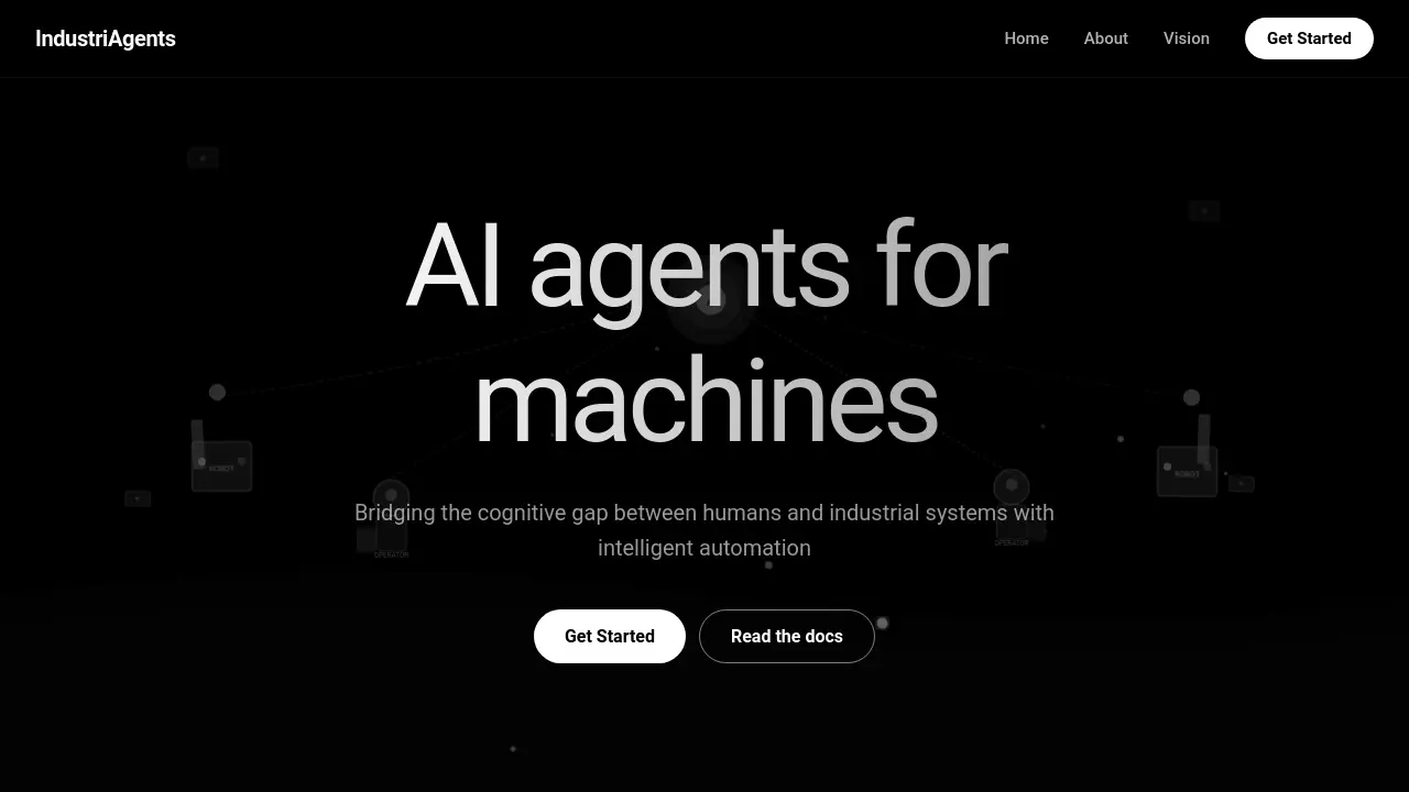 IndustriAgents - AI agents for machines