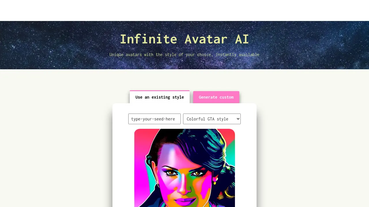 Infinite Avatar AI