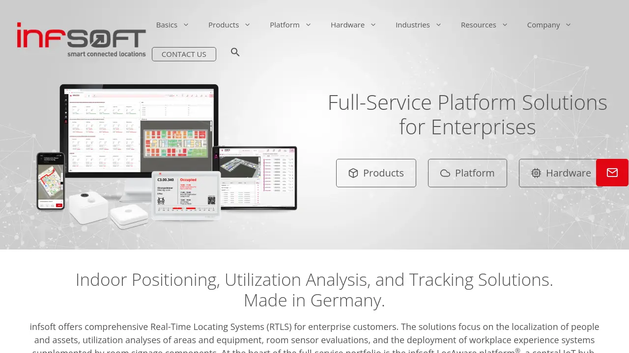 Infrasofttech infsoft - Comprehensive Indoor Localization & Tracking for Enterprises