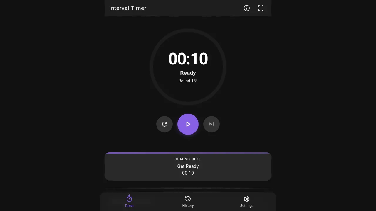 Interval Timer - Customizable interval timer for HIIT, Tabata, EMOM ...